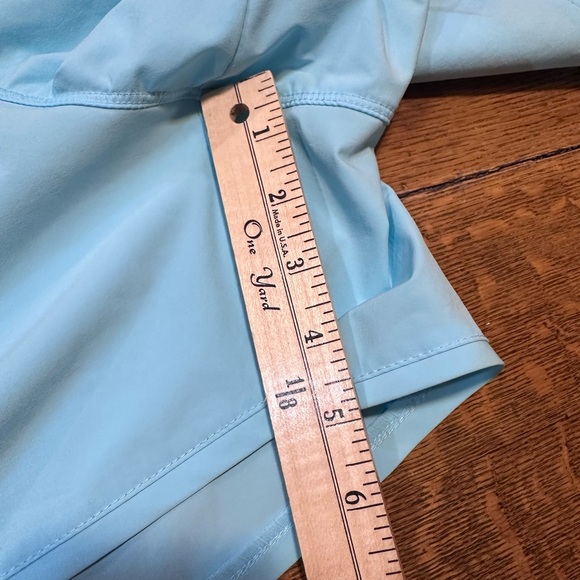 Lands End 22W summer shorts lightweight Packable quick drying vacation pale blue - Picture 8 of 9